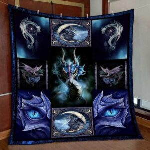 Aquatic Dragon Quilt Blanket Ynt9  Quilt